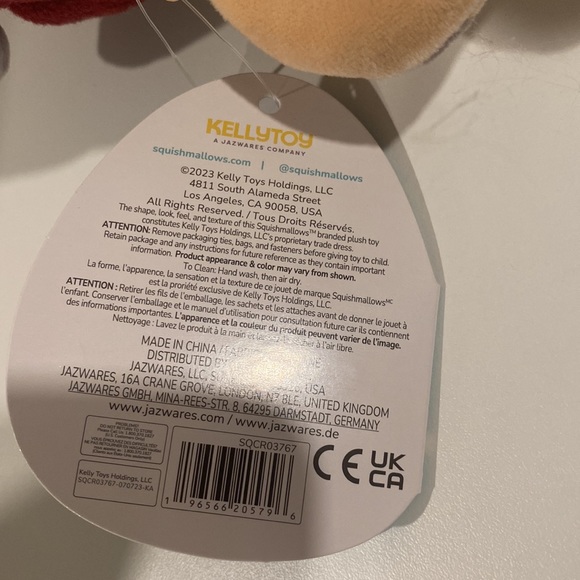 Squishmallow Ziv the Sugar glider with beanie 8” NWT - Picture 4 of 4